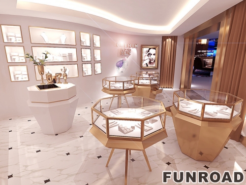 Retail Jewelry Display Showcase for Brand Store Furniture