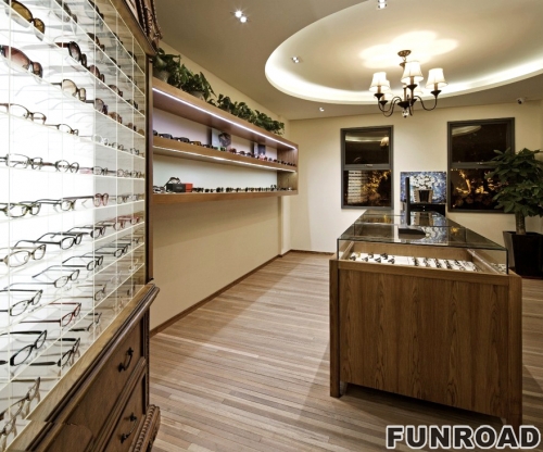 Wooden New Optical Display Showcase for Sunglass Store
