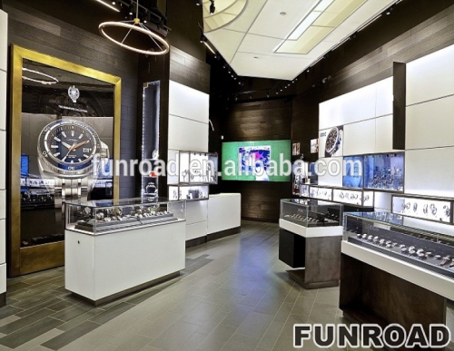 watch shop interior fitting watch counter design