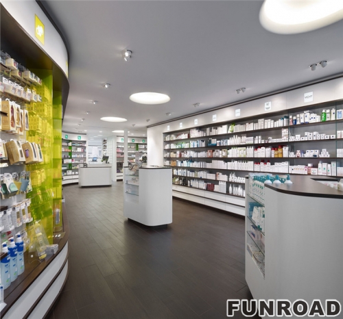 Retail Pharmacy Showcase Counter for Drug Store Furniture