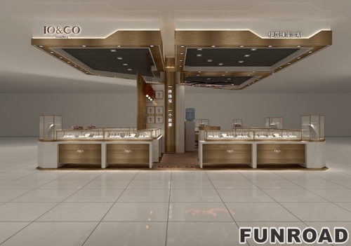 High-end Jewelry Display Showcase for Shopping Mall Furniture