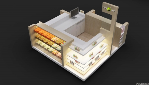 2018 mini candy kiosk for shopping mall