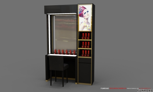 Retail Cosmetic Showcase Shelf for Makeup Store Decoration