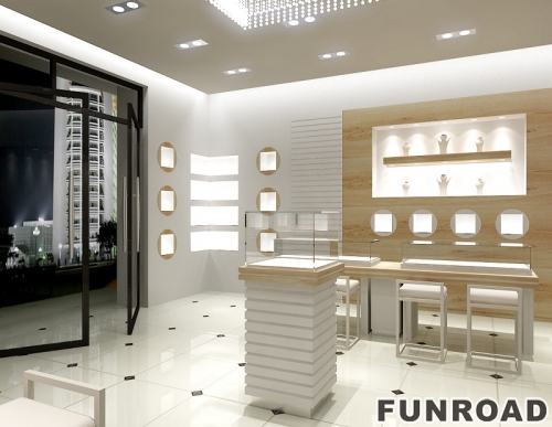 ​Latest Design Jewelry Display Cabinet for Retail Store