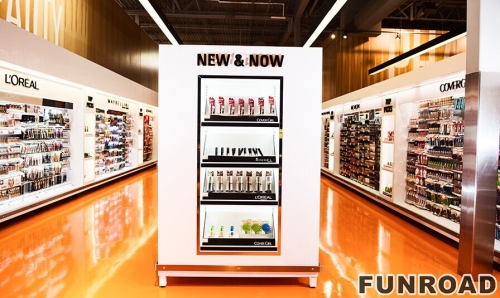 New MDF Cosmetic Display Showcase for Beauty Shop 