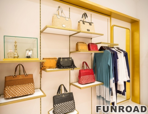 Best Sale Wooden Clothing Showcase for Shop Decoration Design