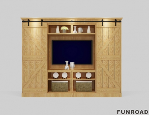 Customized Wooden TV Showcase Cabinet | Funroadisplay