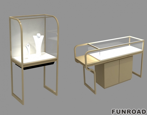 Custom design high end jewellry display cases furniture