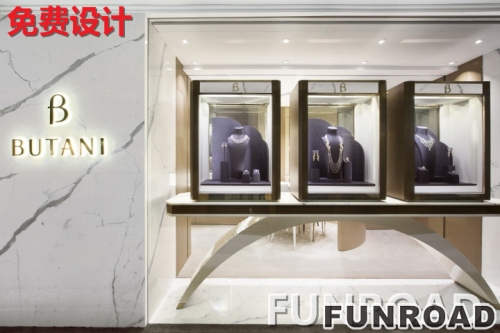 Funroad display cabinet factory specializes in the production of jewelry display cabinet, customized version