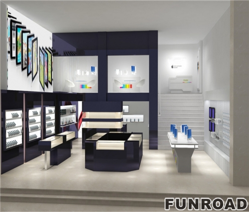 Retail Mobile Phone Display Showcase for Phone Store Design