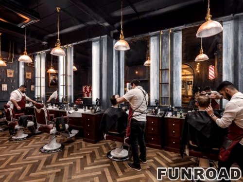 custom high quality modern hair store display furniture