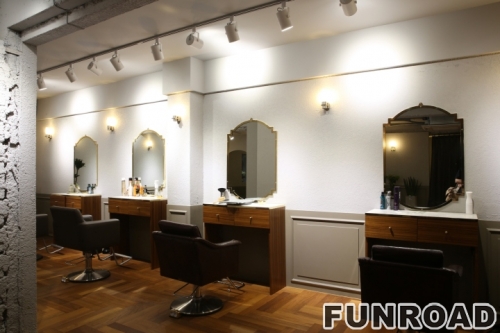 custom high quality modern hair store display furniture