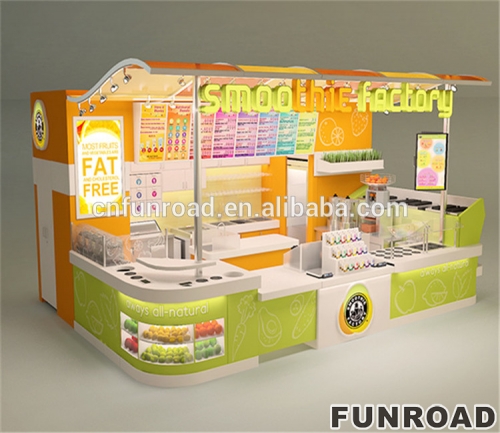 Shopping mall ice cream kiosk design for mall food kiosk factory manufactory