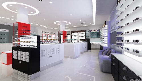 Customized Optical Reveal Ark for Optical Glass Store