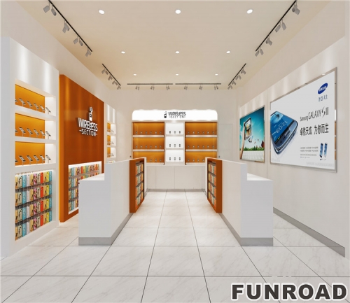 Retail Mobile Phone Display Showcase for Phone Store Design