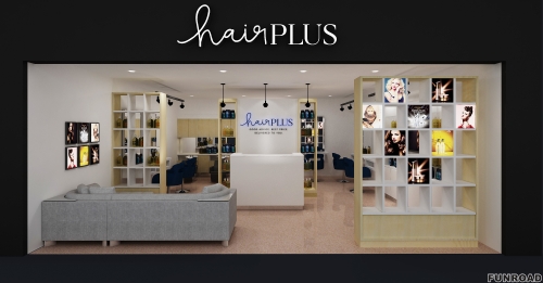 Stylish Hair Salon Display Cabinet for Beauty Store Design