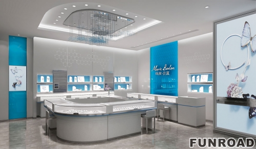 Modern Display Showcase for Jewelry Store Design 