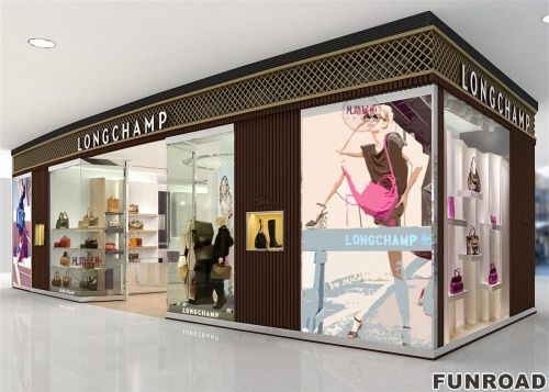 High-end clothing bag shop display cabinet case renderings
