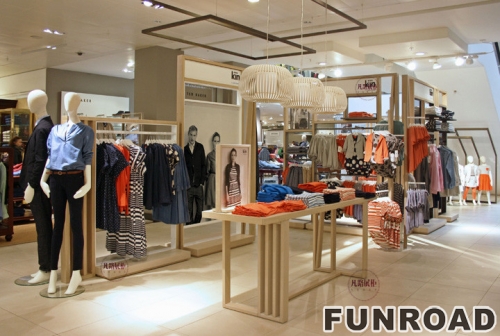 Luxury Customized Clothing Display Showcase for Shop Decoration