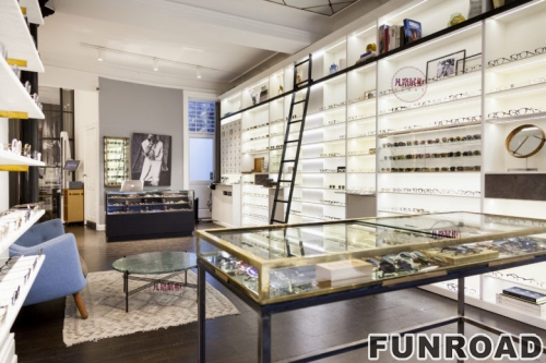 Retail Customized Sunglasses Showcase Kiosk for Optical Shop Decoration