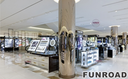 Customized Glass Showcase Kiosk for Shopping Mall | Funroadisplay