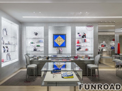 Case Study of Exhibition Cabinet of Luxury Brand Flagship Shop