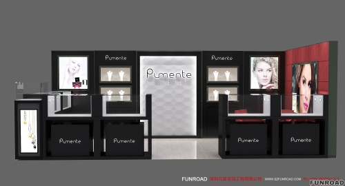 Shopping mall jewelry kiosk watch kiosk design