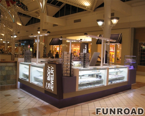 Customized Jewelry Display Kiosk Sale for Shopping Mall | Funroadisplay