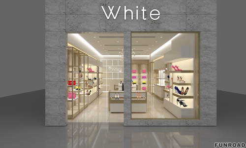 Modern Shop Retail Shoe Store Interior Equipment Design for Bag and Shoe