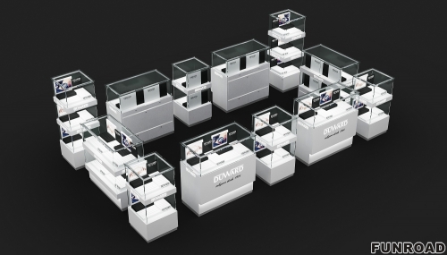 Custom Mall Kiosk For Watch display