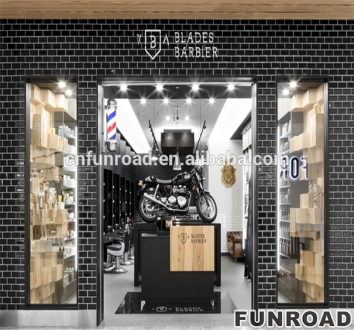 Retail Hair Salon Display Cabinet for Barber Shop Interior Decoration