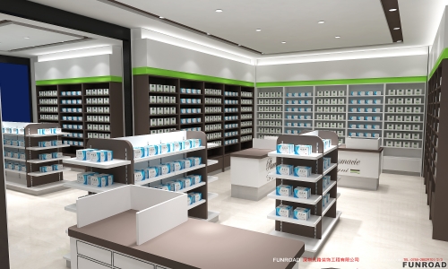 Best Sale Pharmacy Showcase Counter for Retail Drugstore Display