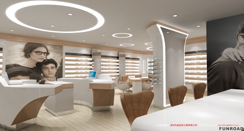 New Optical Ark Showcase for Optical Store Interior Design