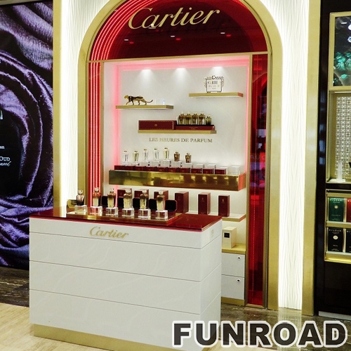 Custom Cosmetic Showcase for Cartier Shop