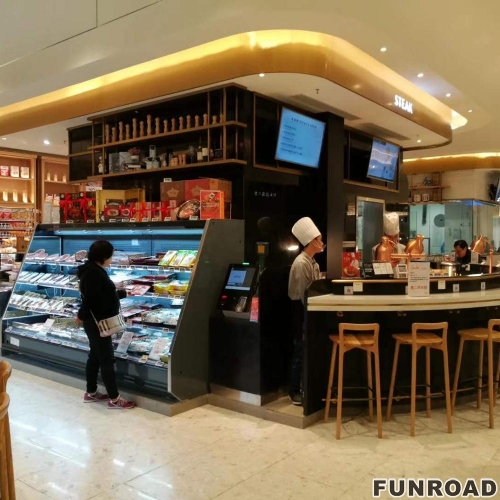 2019 Promotional Food & Beverage Kiosk for Shopping Mall Design