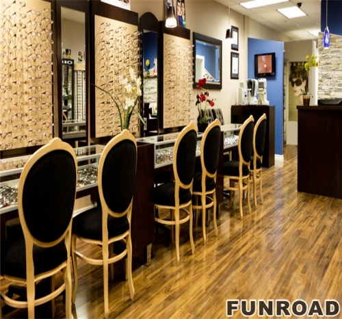 Stylish Cosmetic Showcase for Beauty Shop Interior Design