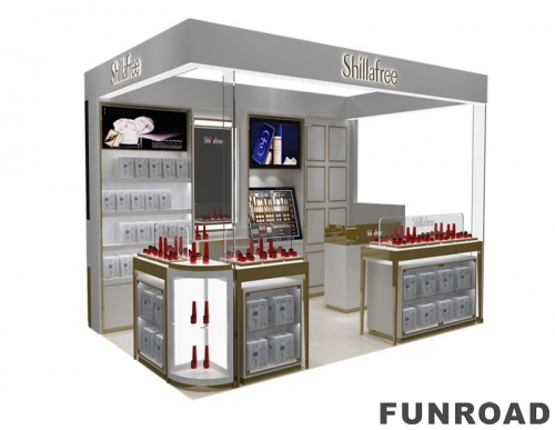 Custom Luxury Brand  Cosmetic Kiosk Design