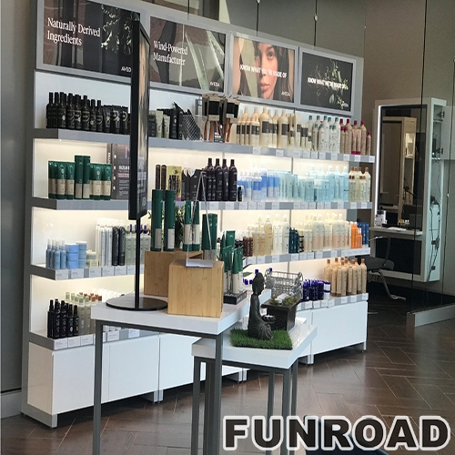 Salon Display Cabinet for Beauty Shop Interior Design