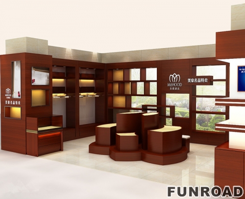 Customized Cosmetic Showcase for Brand Store Interior Decoration