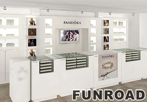 Pandora Jewelry Showcase Counter