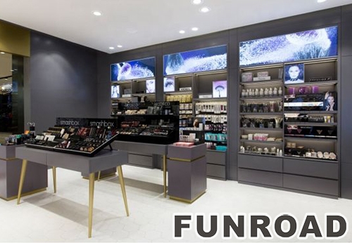 Dark-color Design Jewelry Showcase for New Store Interior Decor