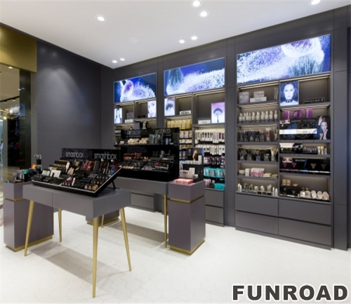 Fancy Cosmetic Showcase for  beauty Store  