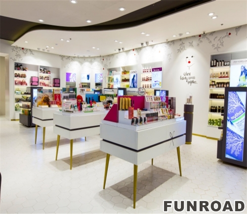 FR-CS-153 Modern Custom Cosmetic Showcase for Shop Interior Design