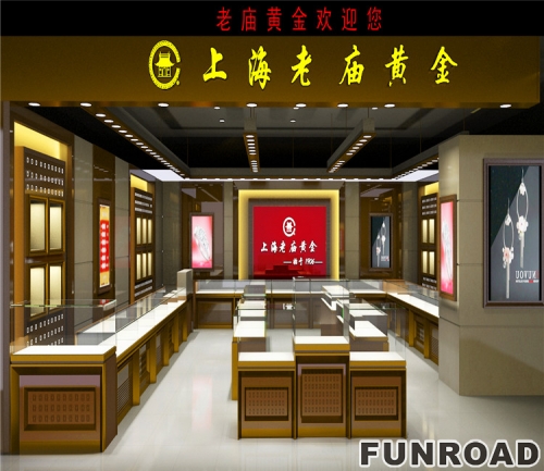 Latest Design Jewelry Store Showcase Manufacturer