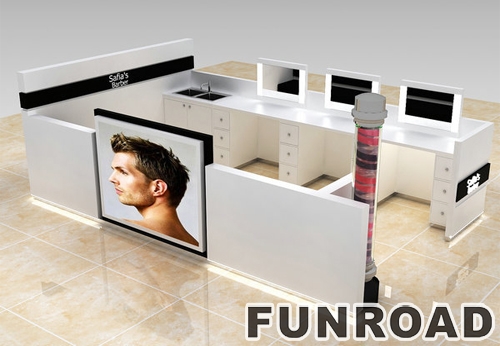 Retail Shopping Mall Cosmetic Showcase Counter