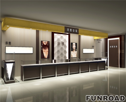 Jewelry Shop Interior Design with Boutique Retail Fixtures