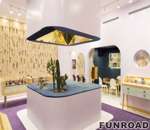 Modern Custom Fixture Fittings Equipment Display Cabinet And Showcase For Jewelry Shop 