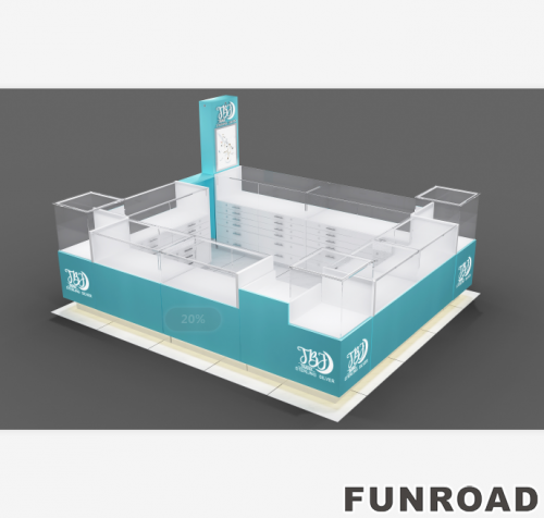 Factory  custom mall jewelry kiosk design