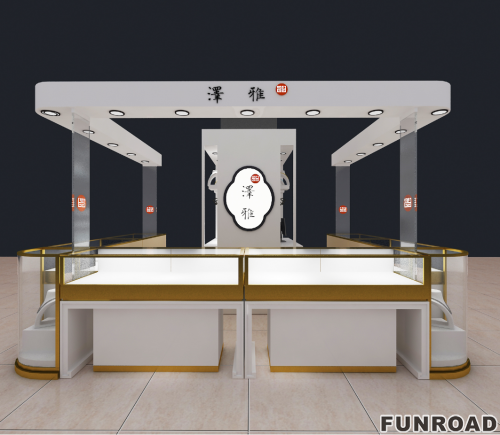 Shopping mall jewelry kiosk design and customization