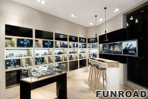 High End Watch store display counter